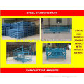 Steel Foldable Stacking Rack used for stock or transport carry long aluminium alloy tubes at workshop or warehouse